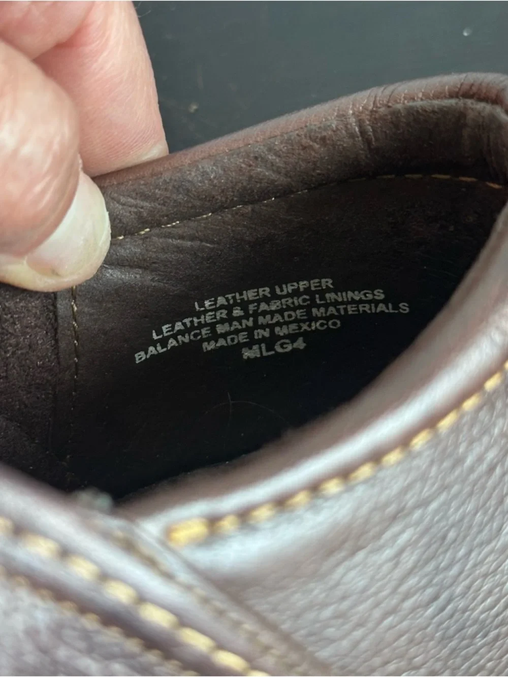 Born Leather Oxford Shoes Men’s 11 Wide‎ Brown Comfort Casual Lace-Up